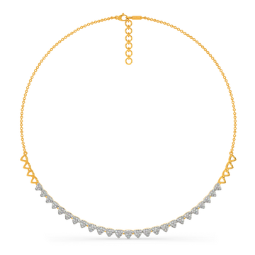 Becoming Minimalist Diamond Necklaces