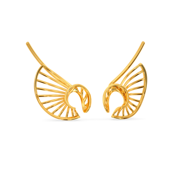Movement Manifold Gold Earrings