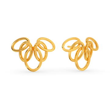 Butterfly Effect Gold Earrings