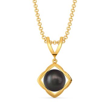 Fearless in Black Gemstone Pendants