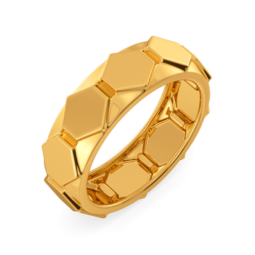 Signature Move Gold Rings For Men