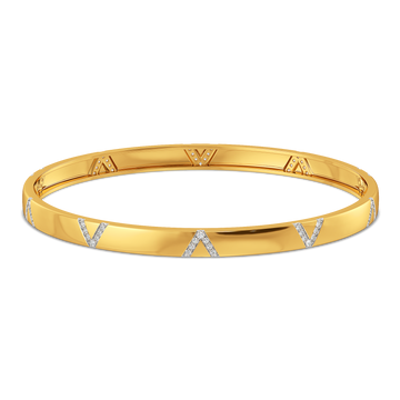 Offbeat Classic Diamond Bangles For Men