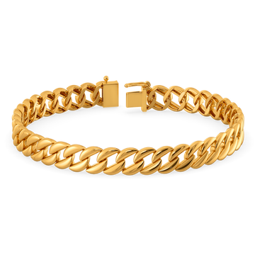 Polished Move Gold Bracelets For Men