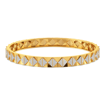 Polished Move Diamond Bangles For Men