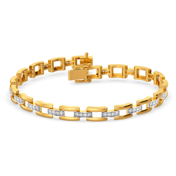 Power Pause Diamond Bracelets For Men
