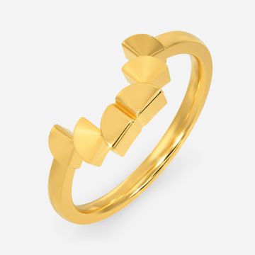 Rugged Cuts Gold Rings