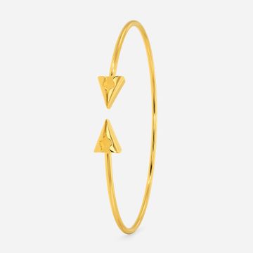 Sleek Camo Gold Bangles