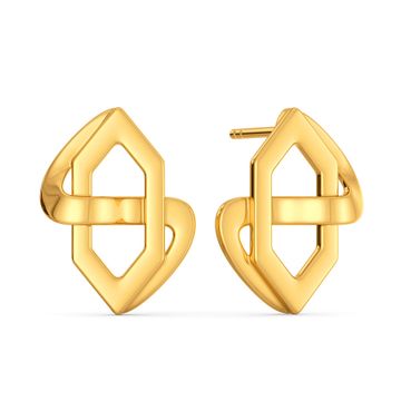 Short N Suit Gold Earrings
