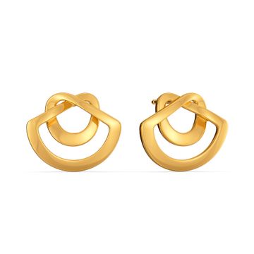Short N Urbane Gold Earrings