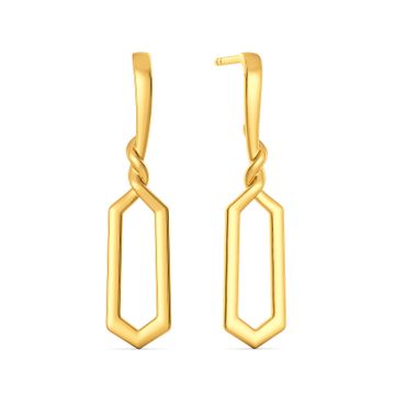 Prim Trim Gold Earrings