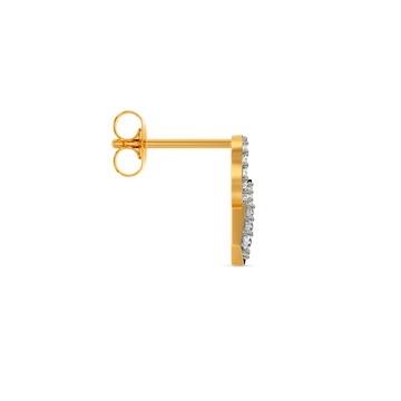 Tie Fusion Diamond Earrings