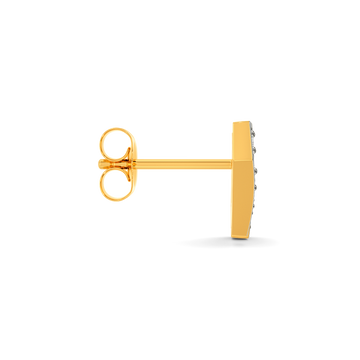 Tie Melange Diamond Earrings
