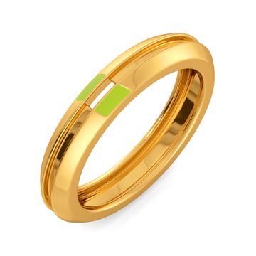 Neon Nuance Gold Rings