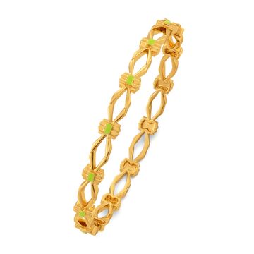 Bold Neon Gold Bangles