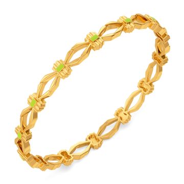 Bold Neon Gold Bangles
