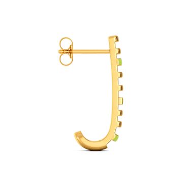 Colour Me Neon Gold Earrings