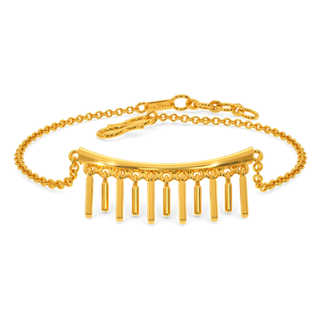 Perfectly Fringed Gold Bracelets