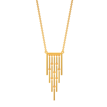 Fringe Bliss Gold Necklaces