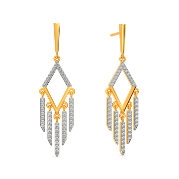 Fringe Mania Diamond Earrings