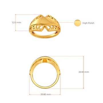 Mesh Myriad Gold Rings