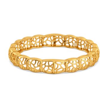 Nothing But Net Gold Bangles