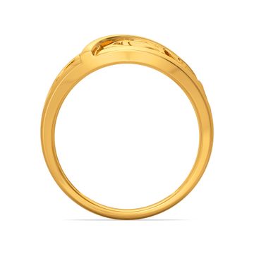 Statement Mesh Gold Rings