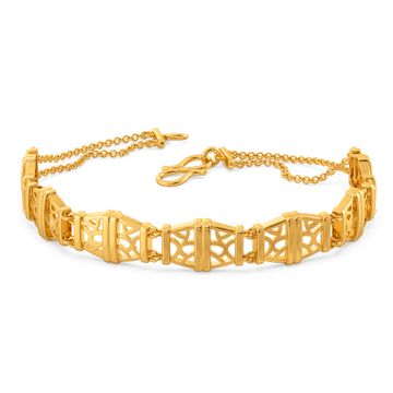 My Kinda Mesh Gold Bracelets