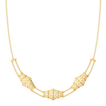 My Kinda Mesh Gold Necklaces