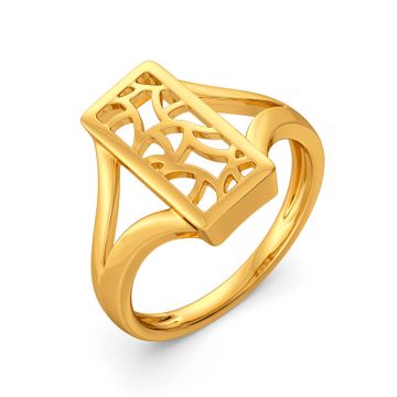Net Armour Gold Rings