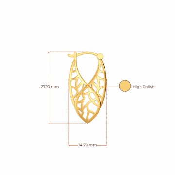 Plexus Play Gold Earrings