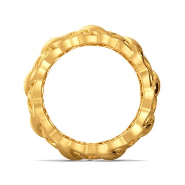 Shield of Lattice Gold Rings