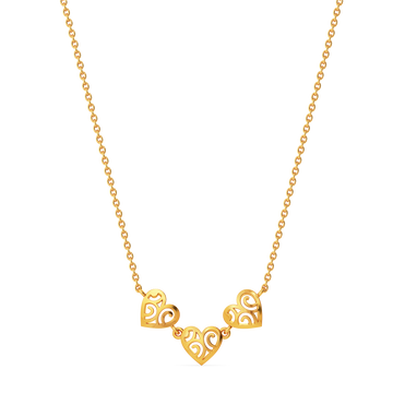 Heart Me Up Gold Necklaces