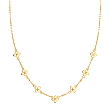 Flora Glory Gold Necklaces