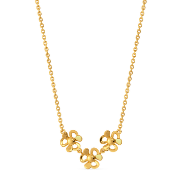 Im a Wildflower Gold Necklaces