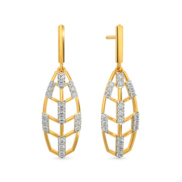 Trend in Net Diamond Earrings