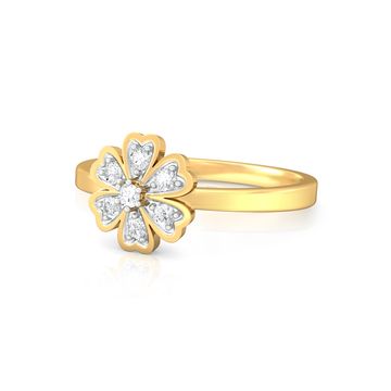 Star of Hearts Diamond Rings