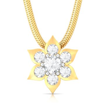 Blooming Star Diamond Pendants