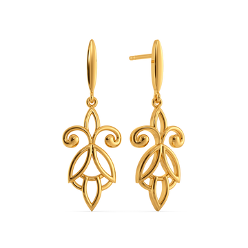 Golden Vows Gold Earrings