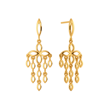 Bridal but Minimal Gold Earrings