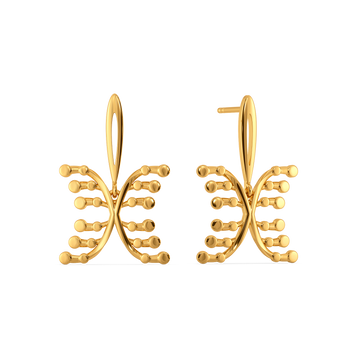 Your Wedding Your Way Gold Earrings