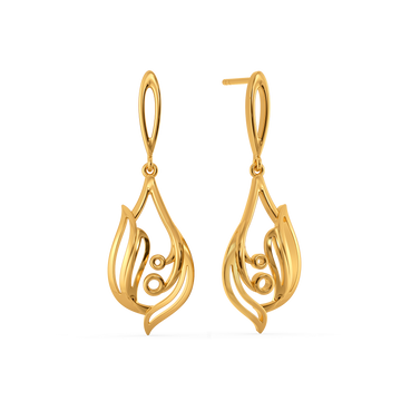 Forever Starts Here Gold Earrings