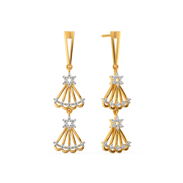 Bridal Beauty Diamond Earrings