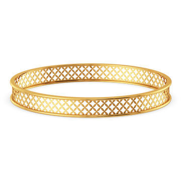 Vow Weave Gold Bangles