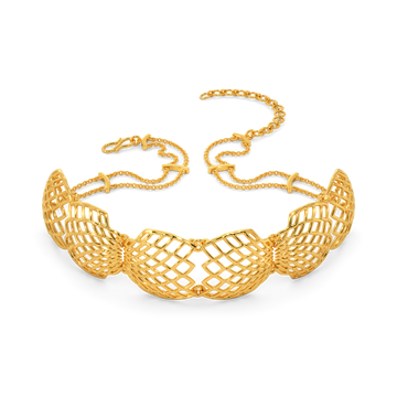 Under The Net Spell Gold Necklaces
