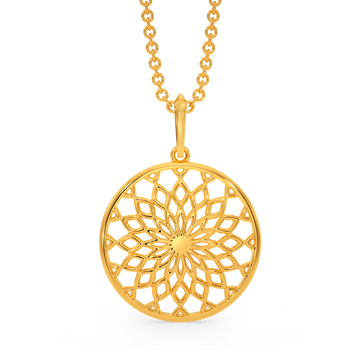 Totally Netted Gold Pendants