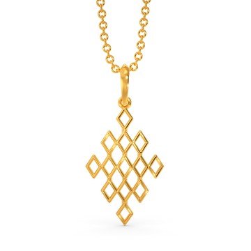 Fall For Nets Gold Pendants