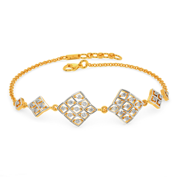 Neat Net Diamond Bracelets