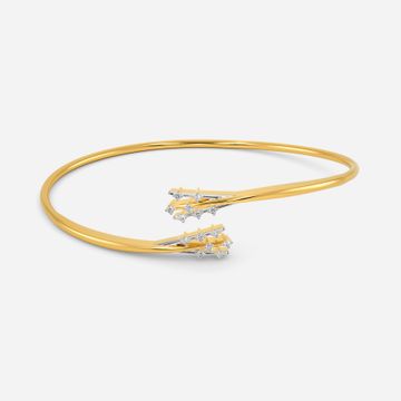 Glitzy Evening Diamond Bangles