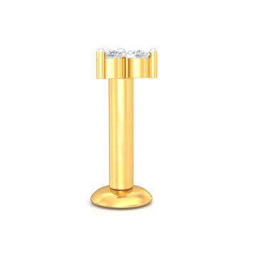 Tri-Light Diamond Nose Pins