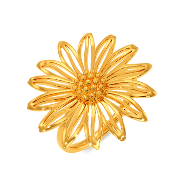 Bouquet for You Gold Rings